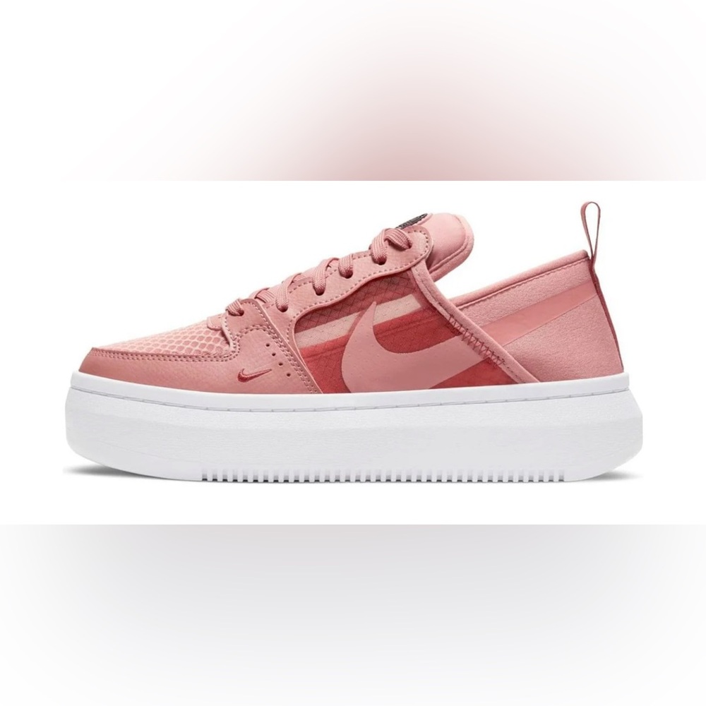 Nike Court Vision Alta TXT in Rust Pink. Size 11W.